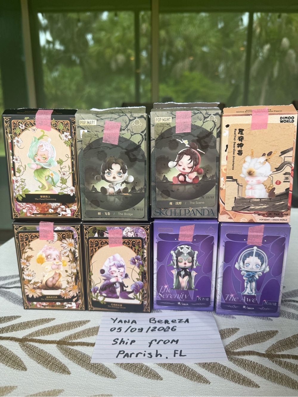Confirmed blind box Pop Mart opened box sealed NEW Authentic Skull Panda Dimoo